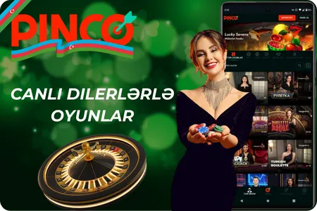 Pinco Casino-da Canlı Diler Oyunları