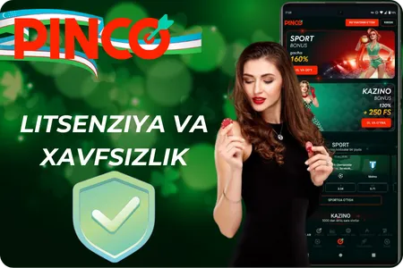 Pinco Litsenziya va xavfsizlik
