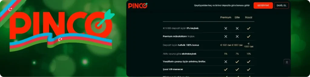 Sədaqət proqramı Pinco
